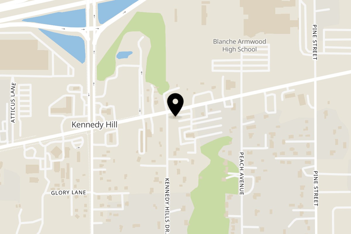 Map showing the location of Duffy's BBQ and Grill on 11801 US Highway 92 E in Seffner